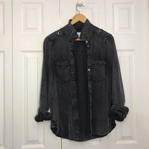 AE | Washed Black Utility Shirt